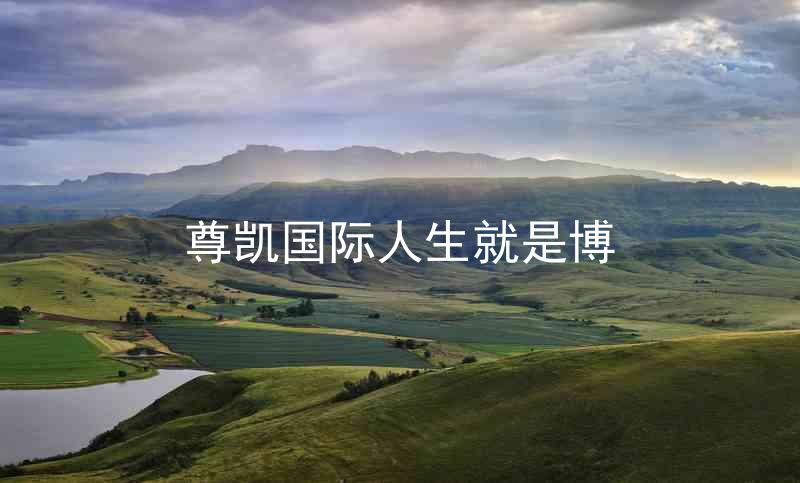 尊凯国际人生就是博