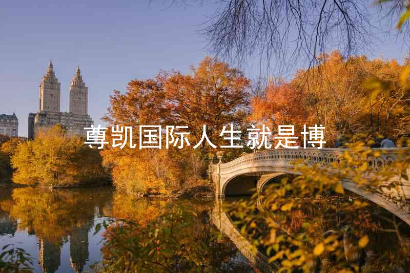尊凯国际人生就是博
